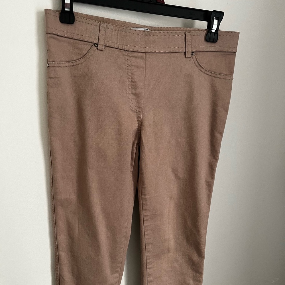 Straight Leg Tan Pants